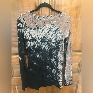 Hard Tail Black and Tan Long Sleeve Tee